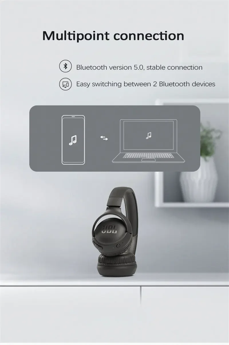 JBL TUNE T510BT Wireless Bluetooth Headphones