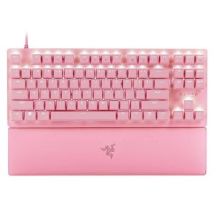 Razer Huntsman V2 Tenkeyless - Linear Optical Switch - US - Quartz Keyboards