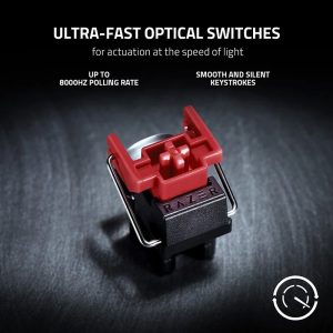 Razer Huntsman V2 Tenkeyless - Linear Optical Switch - US - Quartz Keyboards