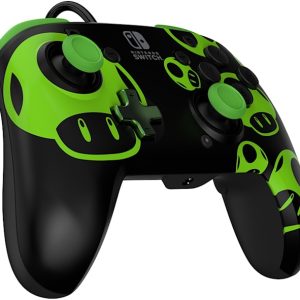 Nintendo REMATCH Wired Controller: 1-Up Glow in the Dark