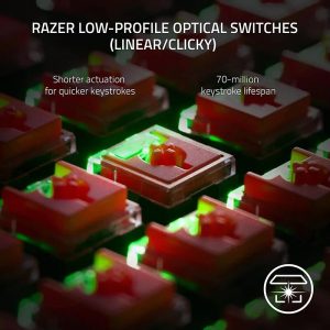Razer DeathStalker V2 Pro - Linear Optical Switch - US - Black Keyboards