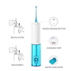 Soocas W3 Oral Irrigator Dental Portable Water Flosser Tips