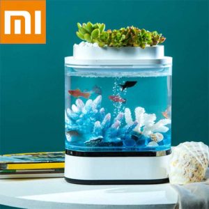 Xiaomi mijia Geometry Mini Fish Tank USB Charging Self-cleaning Aquarium
