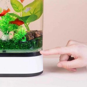 Xiaomi mijia Geometry Mini Fish Tank USB Charging Self-cleaning Aquarium