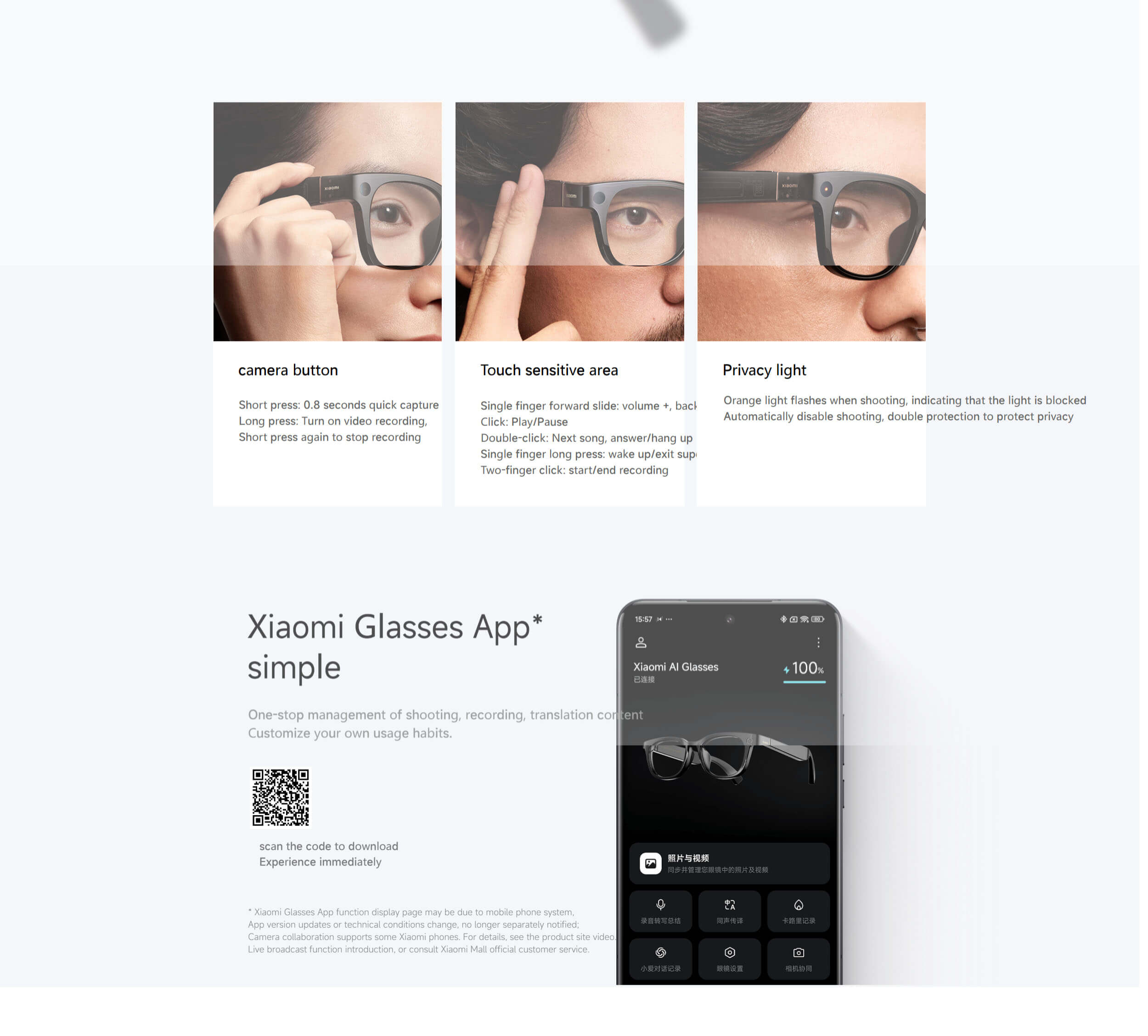 Xiaomi Al Glasses Smarter Vision Glasses