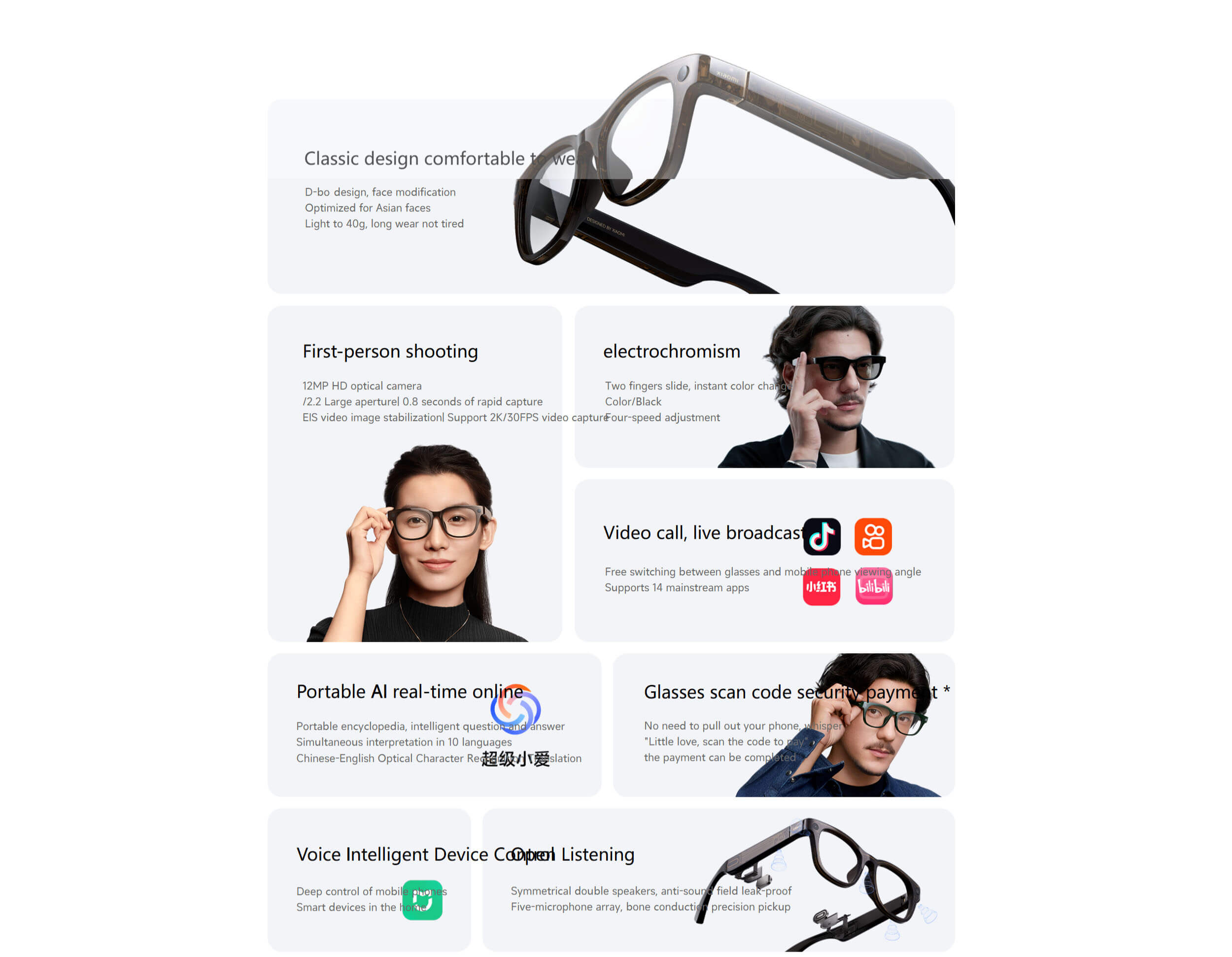 Xiaomi Al Glasses Smarter Vision Glasses