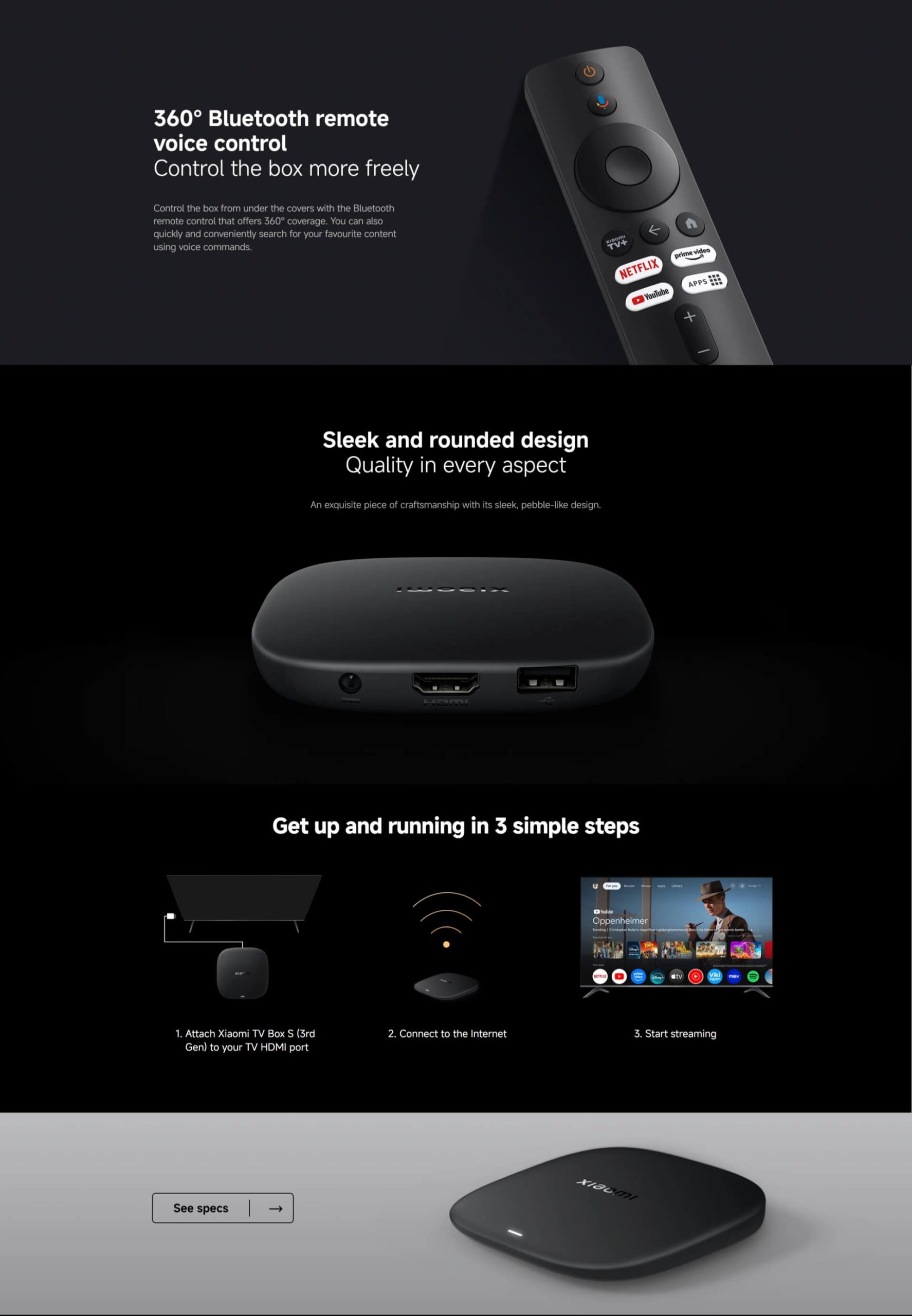Xiaomi TV Box S 3rd Gen
