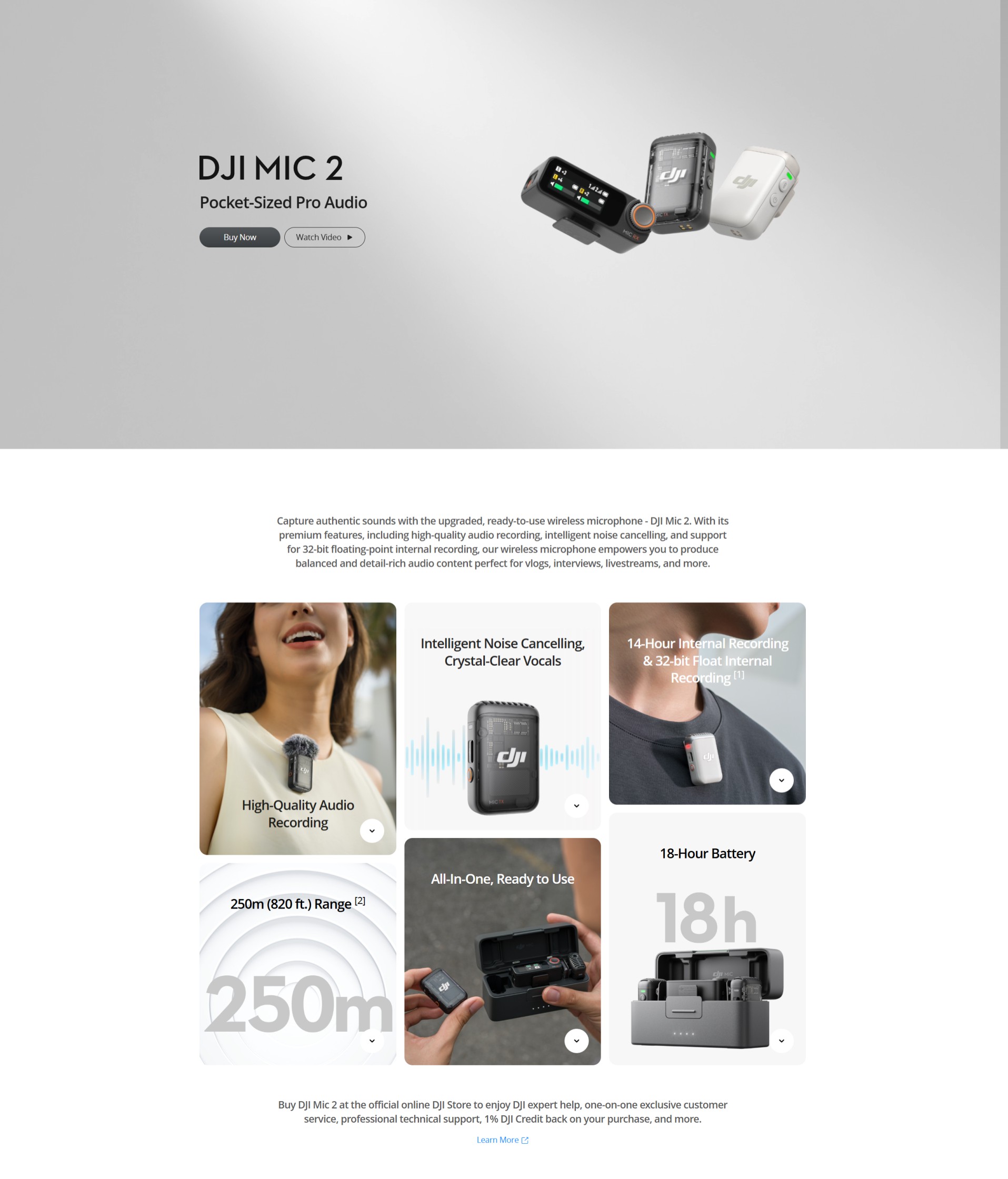 DJI Mic 2 2 TX + 1 RX + Charging Case