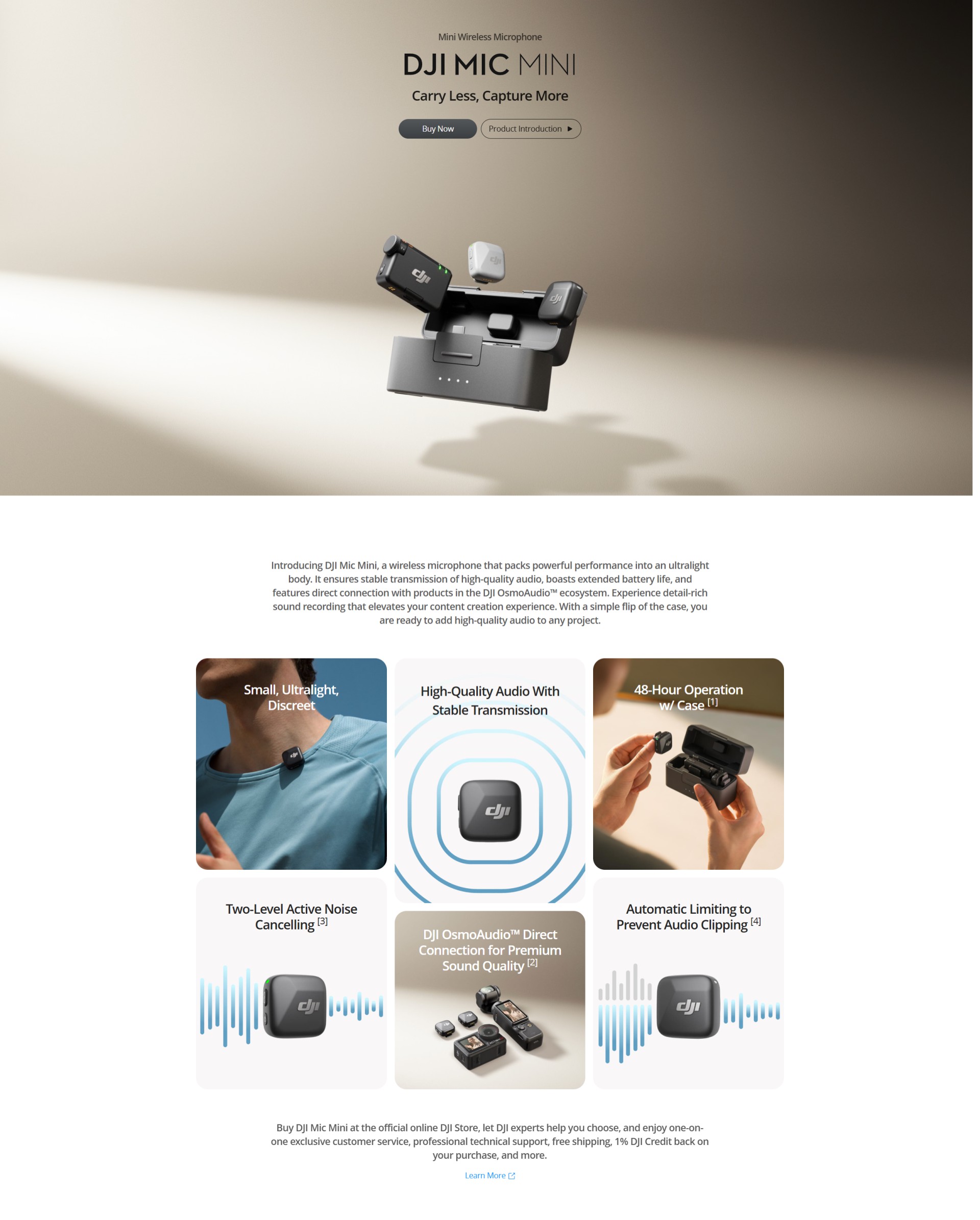 DJI Mic Mini Wireless Microphone