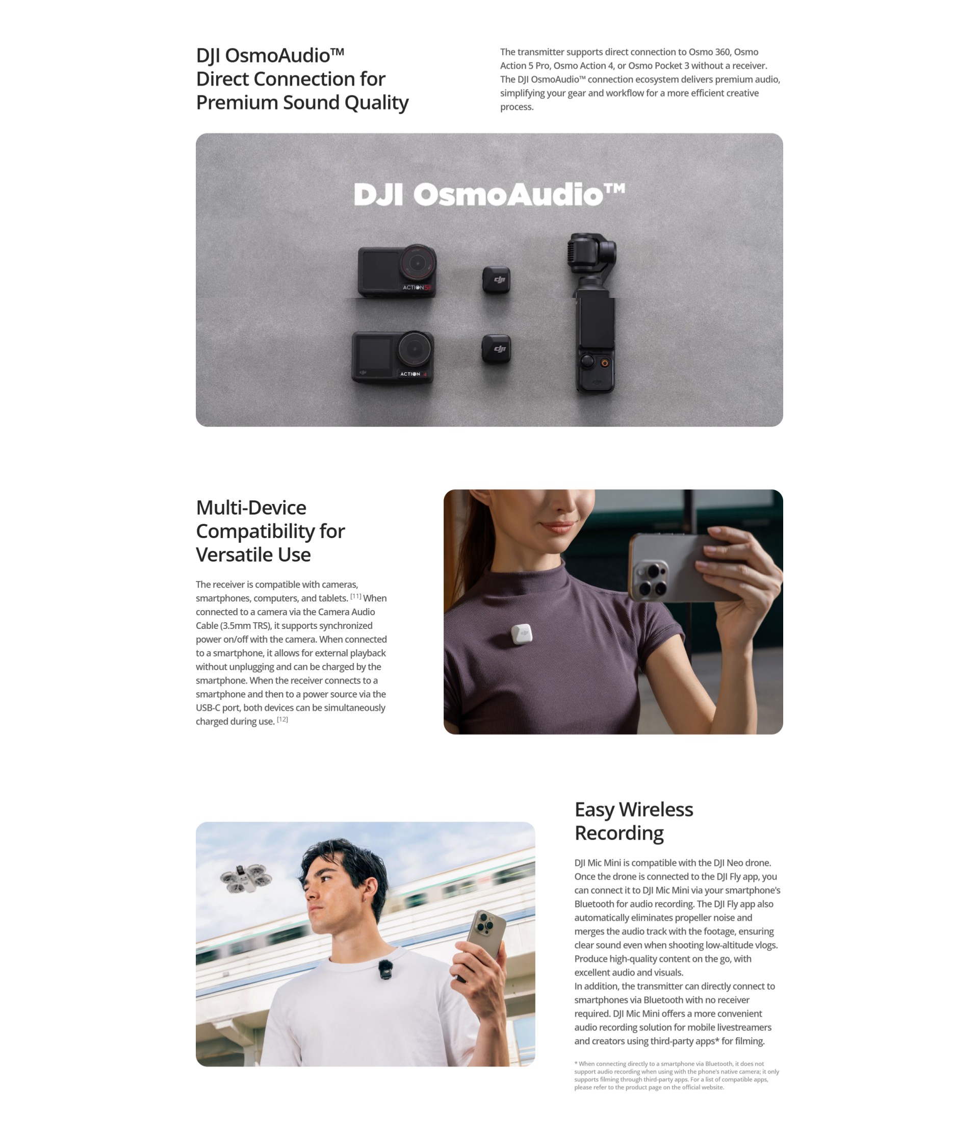 DJI Mic Mini Wireless Microphone