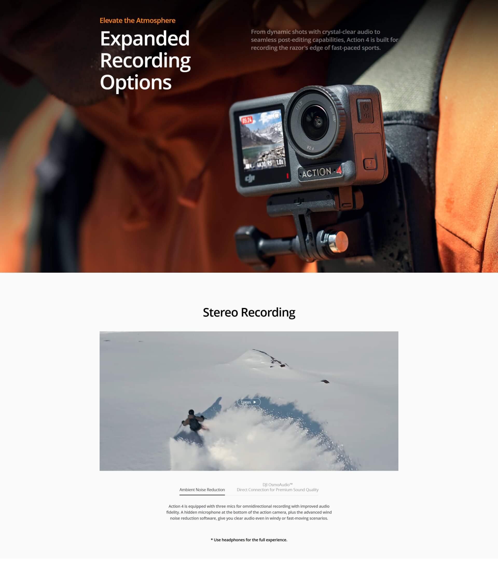 DJI Osmo Action 4 Standard Combo