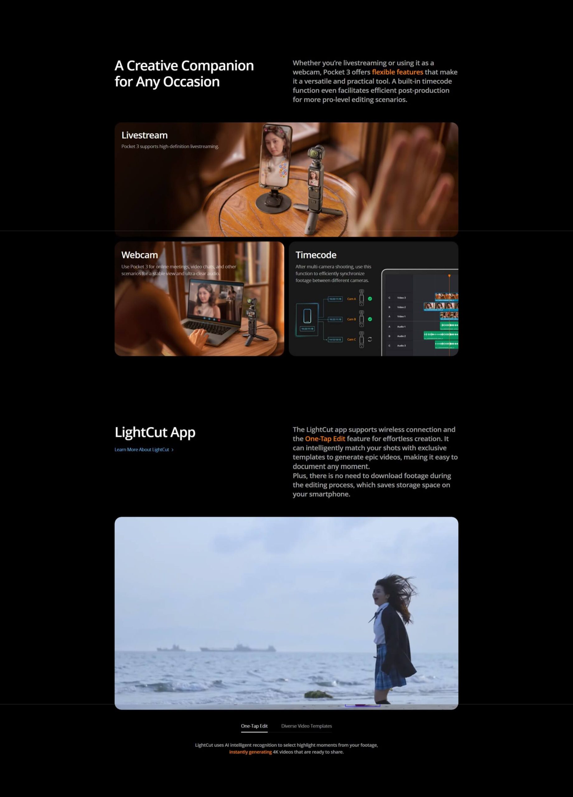DJI Osmo Pocket 3 Creator Combo