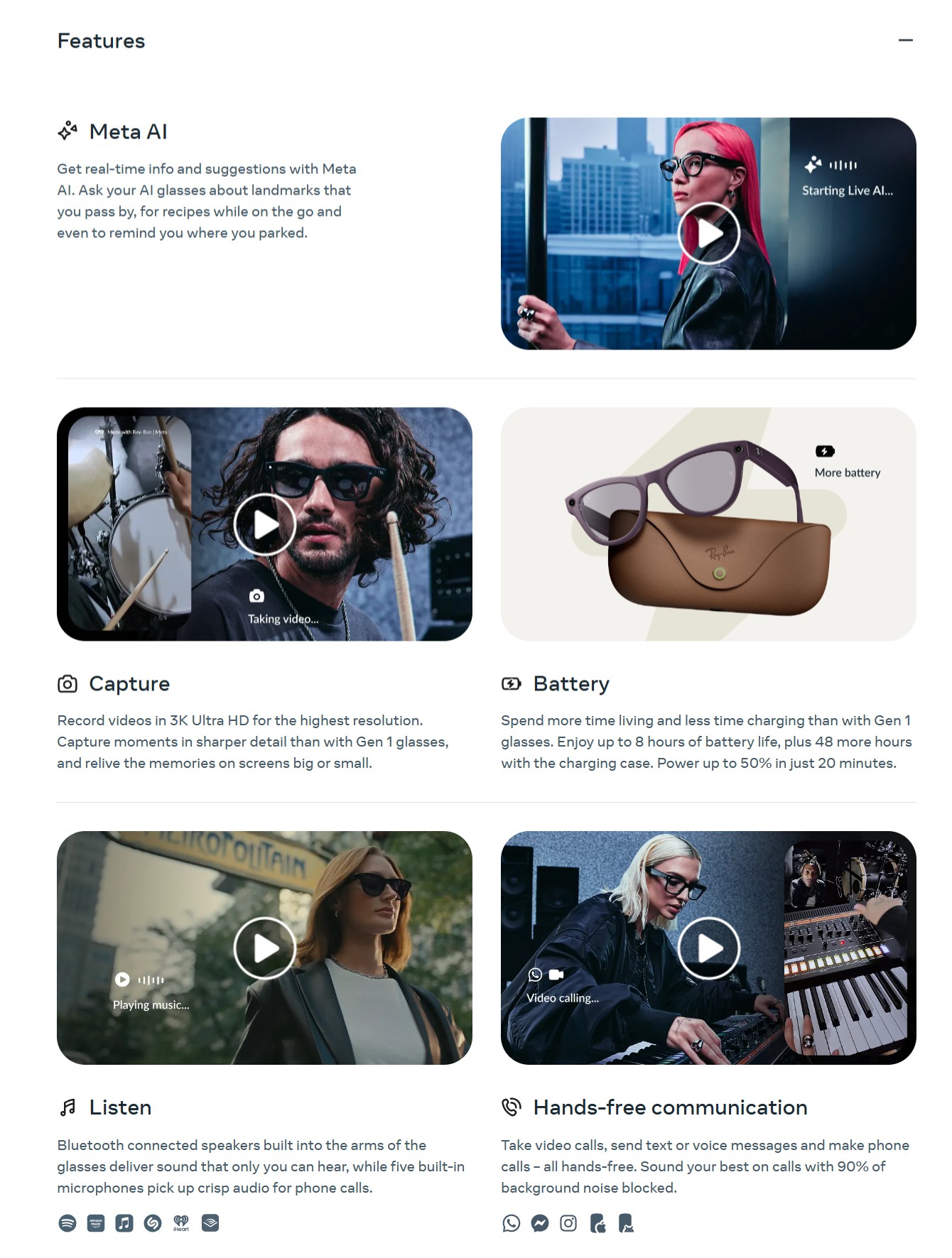 Ray Ban Meta Gen 2 Wayfarer Glasses and Sunglasses
