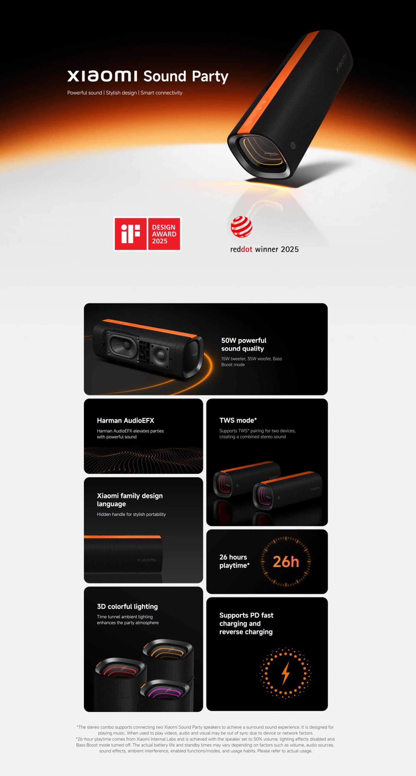 Xiaomi Sound Party 50W powerful sound quality