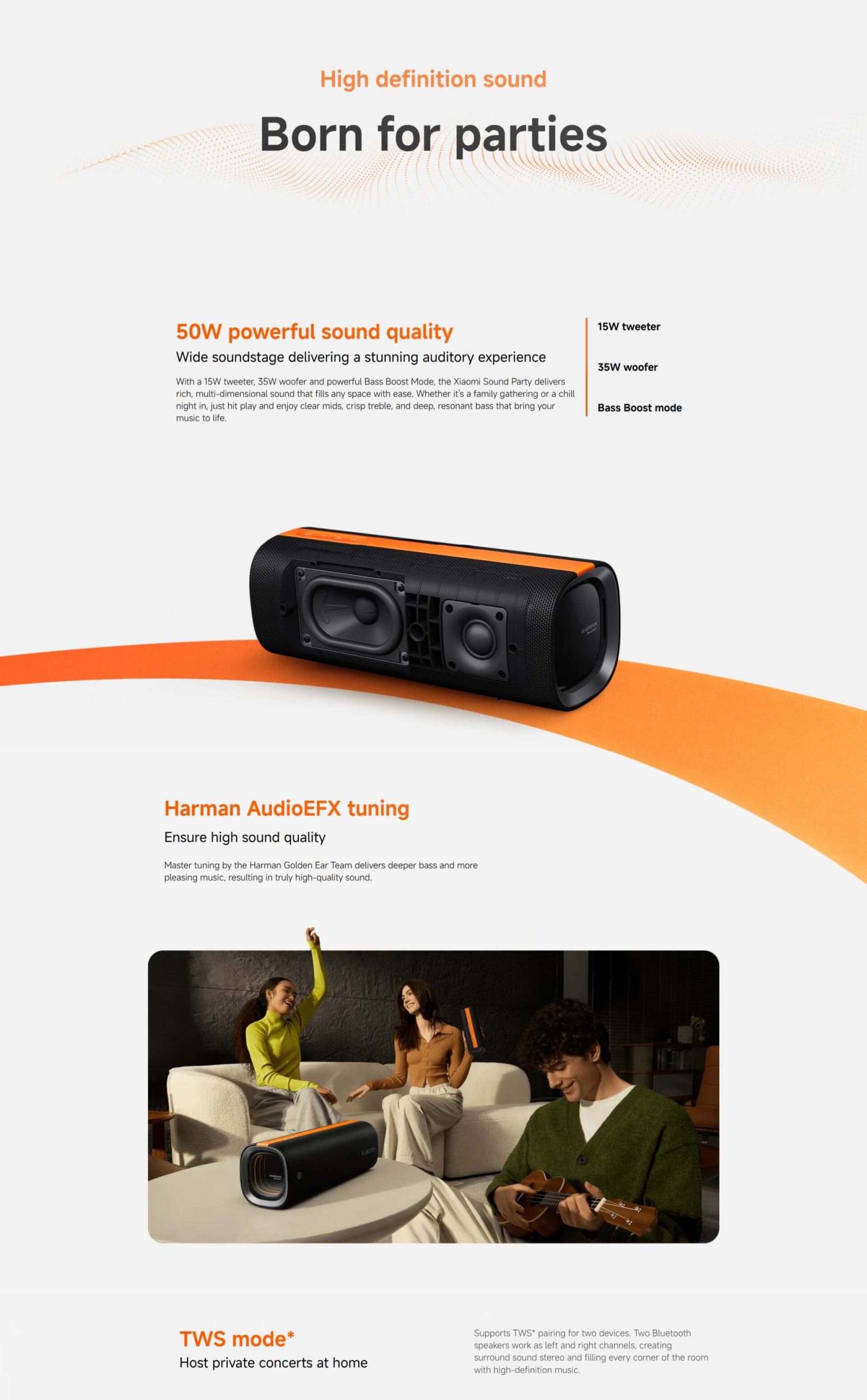 Xiaomi Sound Party 50W powerful sound quality