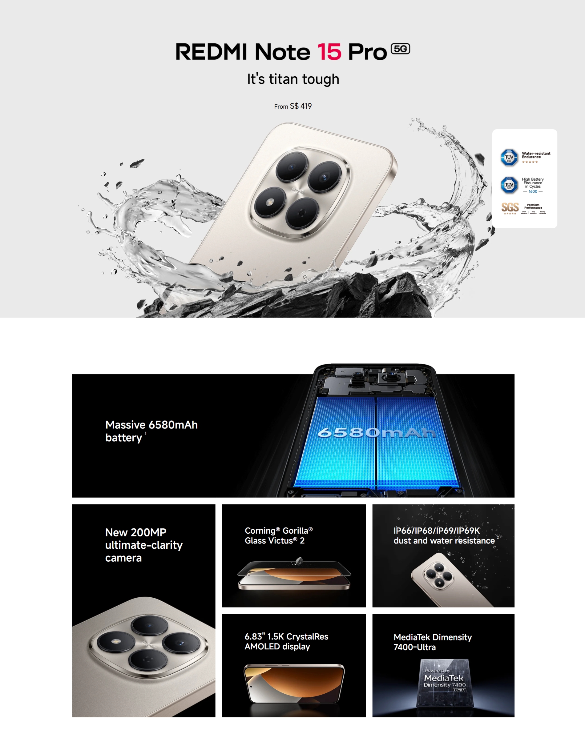 Xiaomi REDMI Note 15 Pro 5G