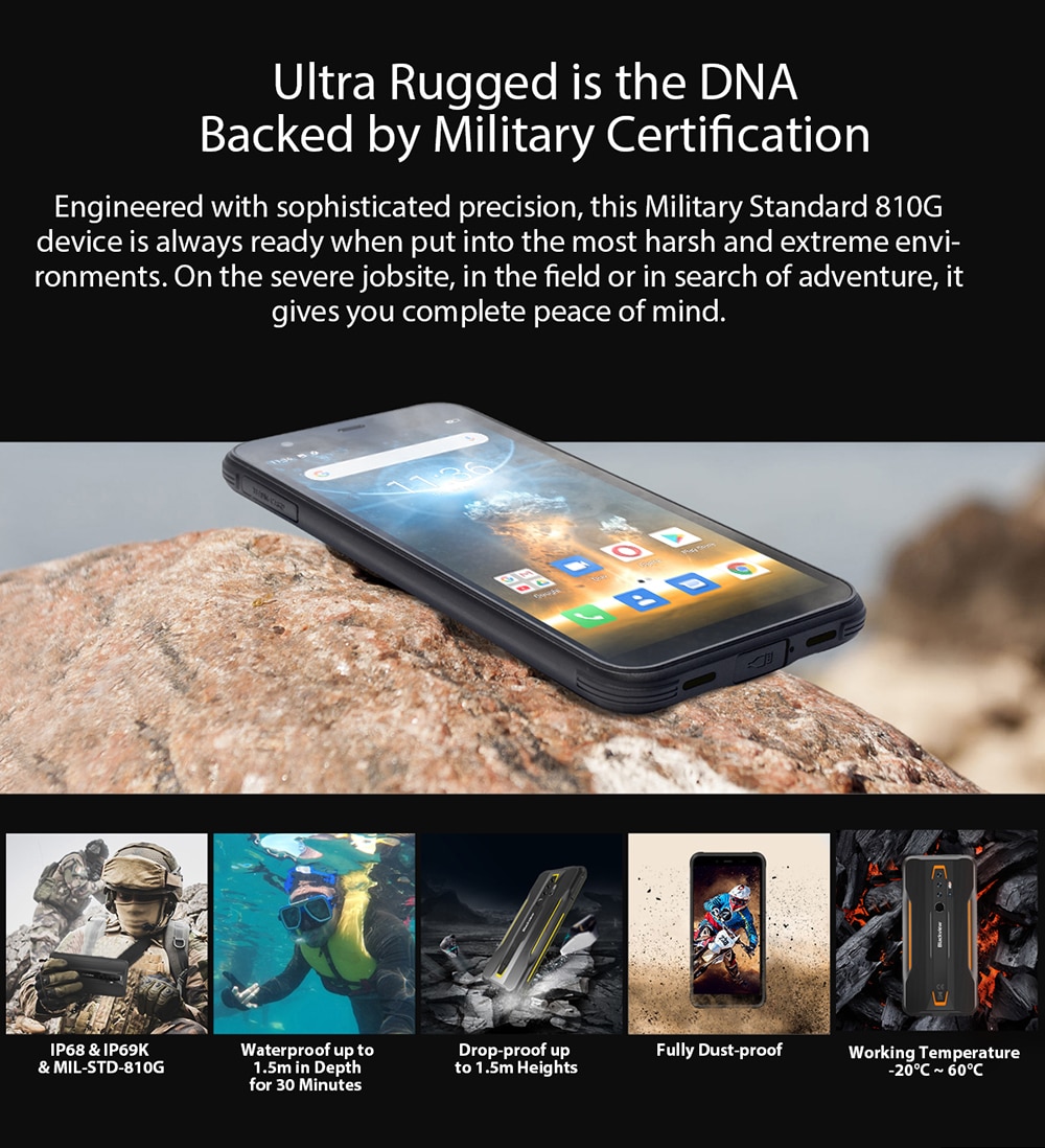 BLACKVIEW BV6300 Pro Rugged Phone Smartphone