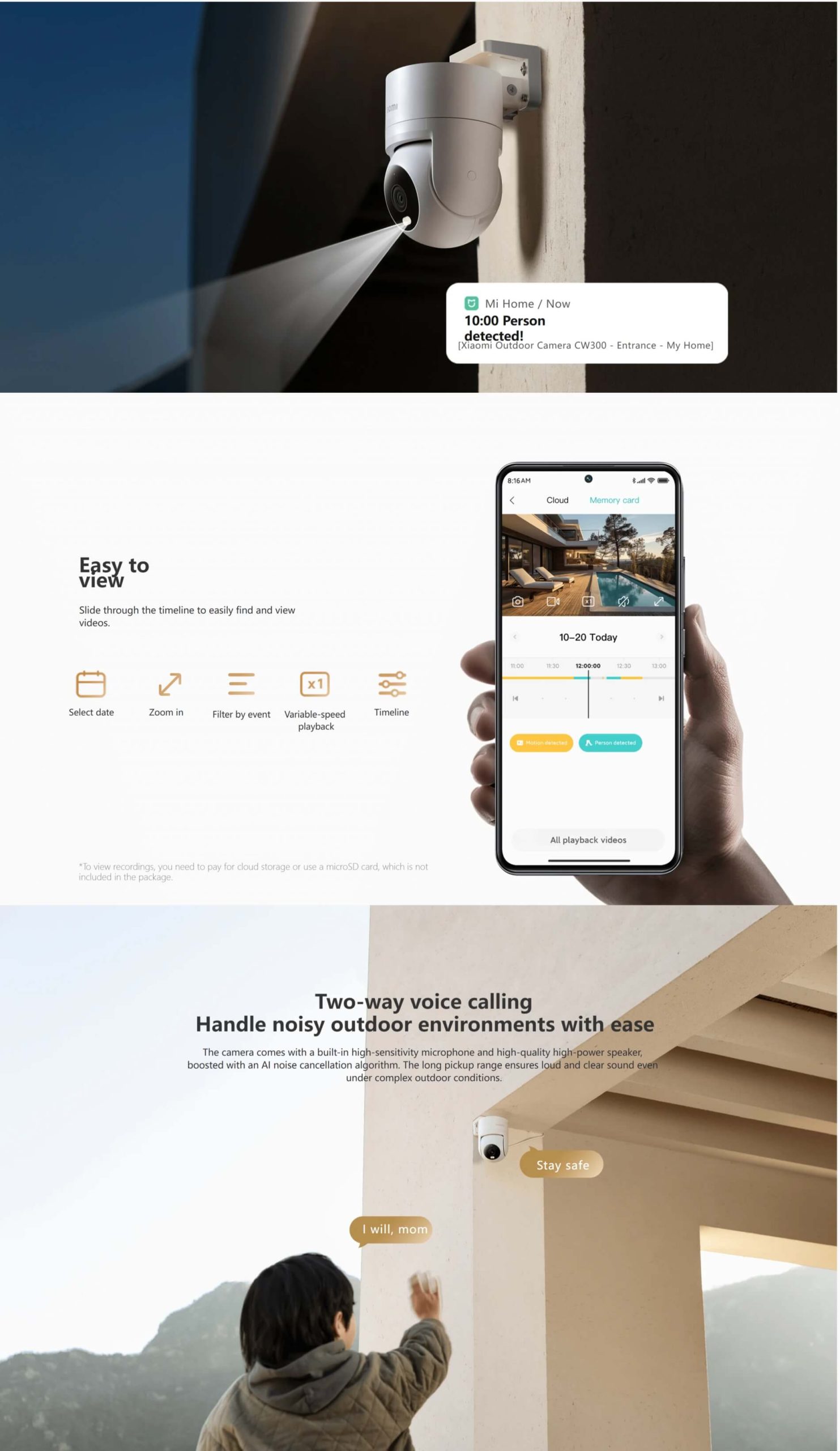 Xiaomi Outdoor Camera CW300