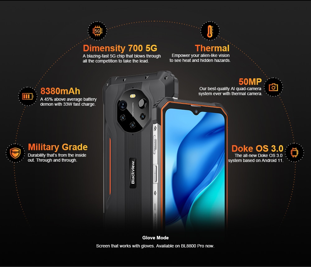 Blackview BL8800 Pro Smartphone