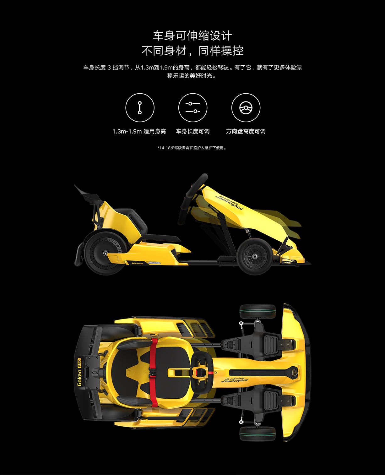 Ninebot Kart Pro Lamborghini Custom Edition Wholesale