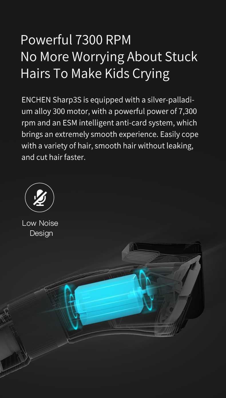 Enchen sharp 3s hair clipper