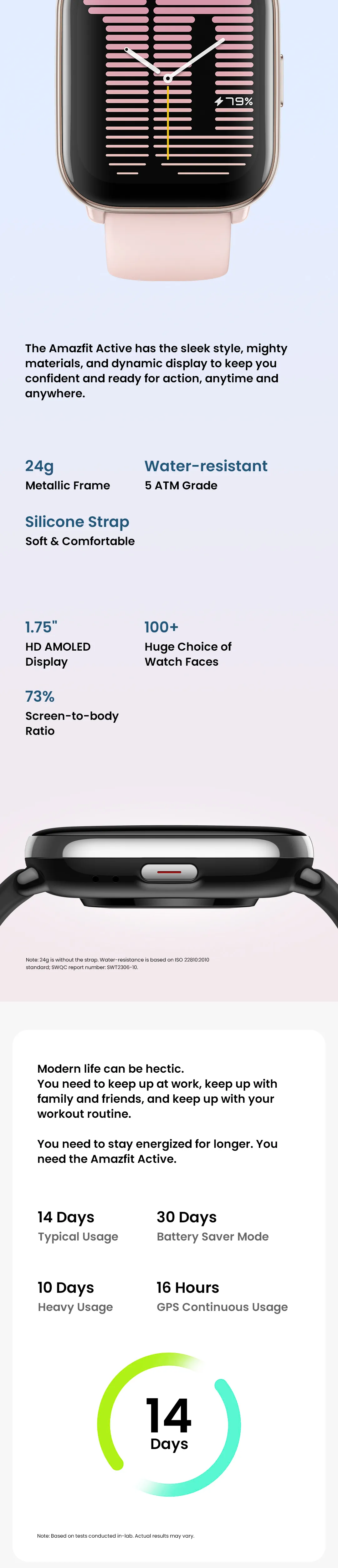 Amazfit Active Smart Watch