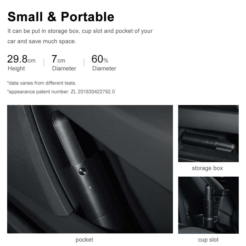 Xiaomi Cleanfly Mini Wireless Handheld Vacuum Cleaner