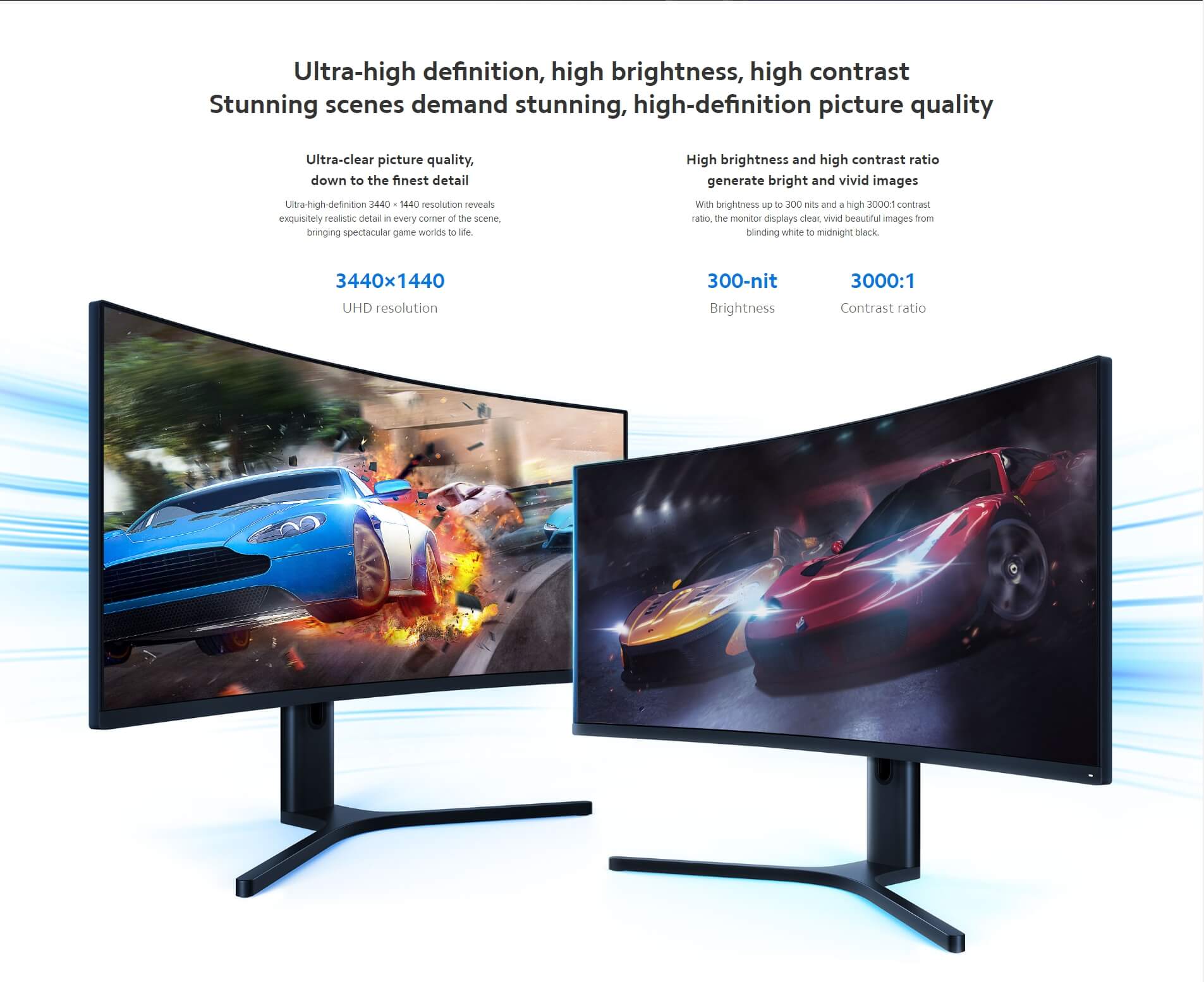 Xiaomi Mi Curved Gaming Monitor 34 Wholesale