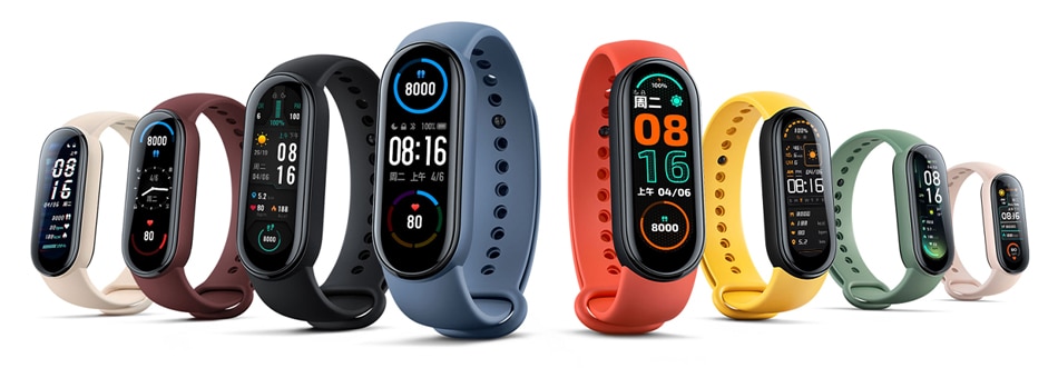 Xiaomi Mi Band 6 Heart Rate Fitness Tracker Waterproof