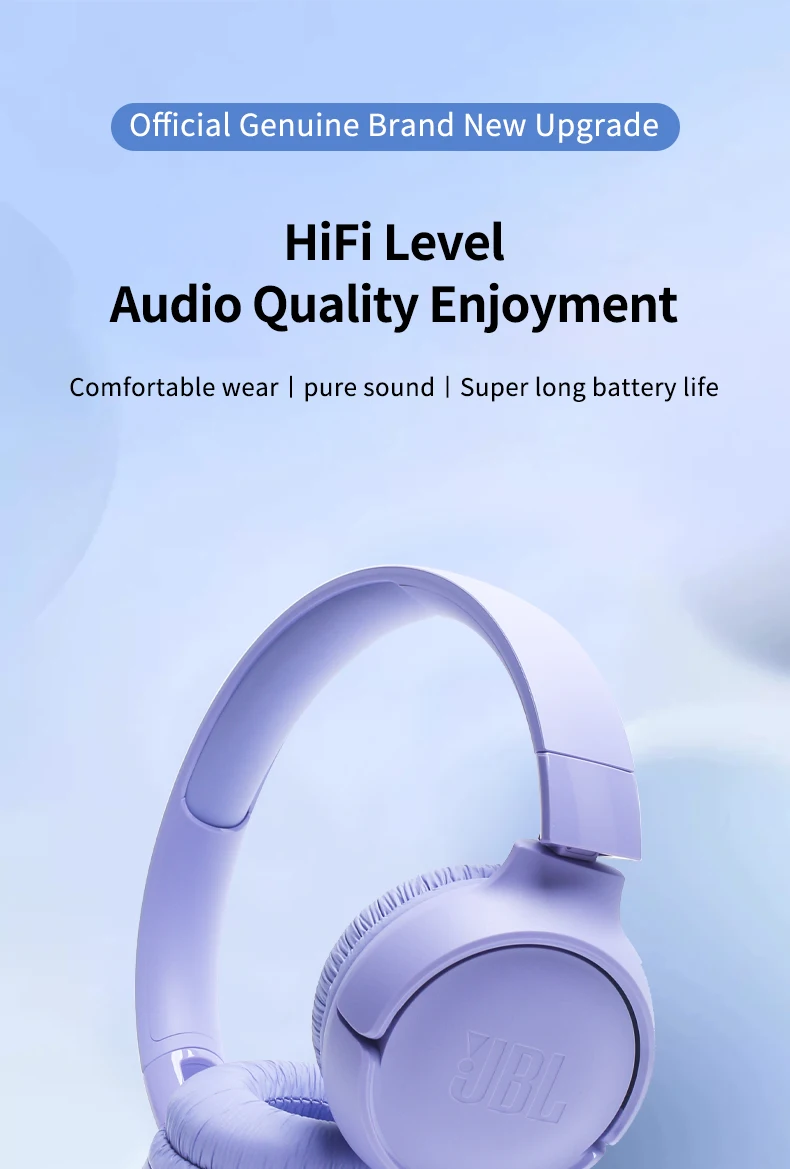 JBL TUNE T520BT Wireless Bluetooth Headphones