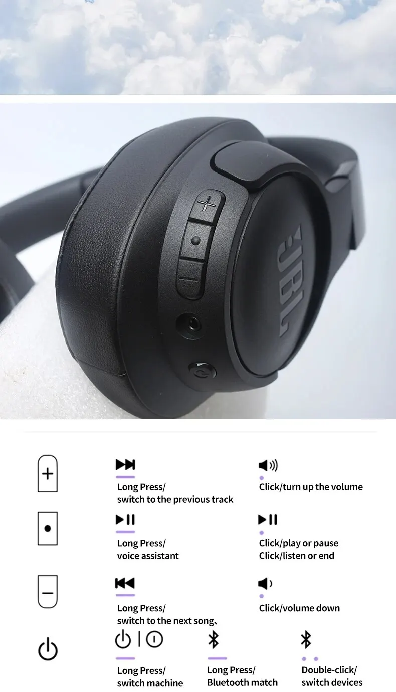 JBL TUNE 720BT Wireless Bluetooth Headphone