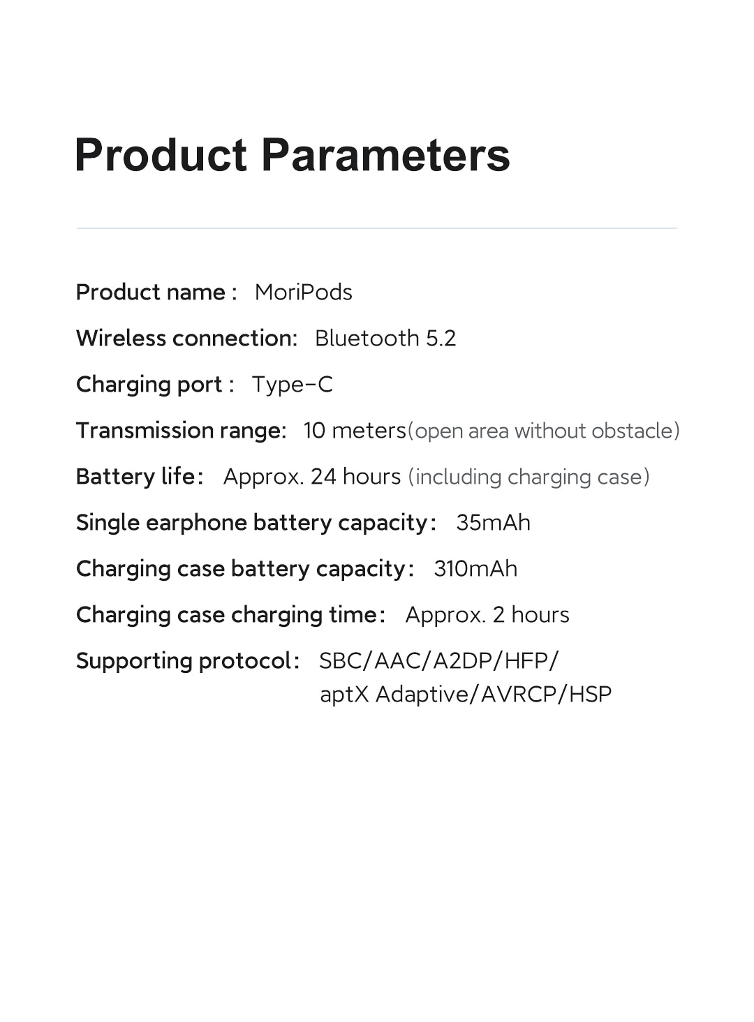 Haylou MoriPods-TWS Airdots