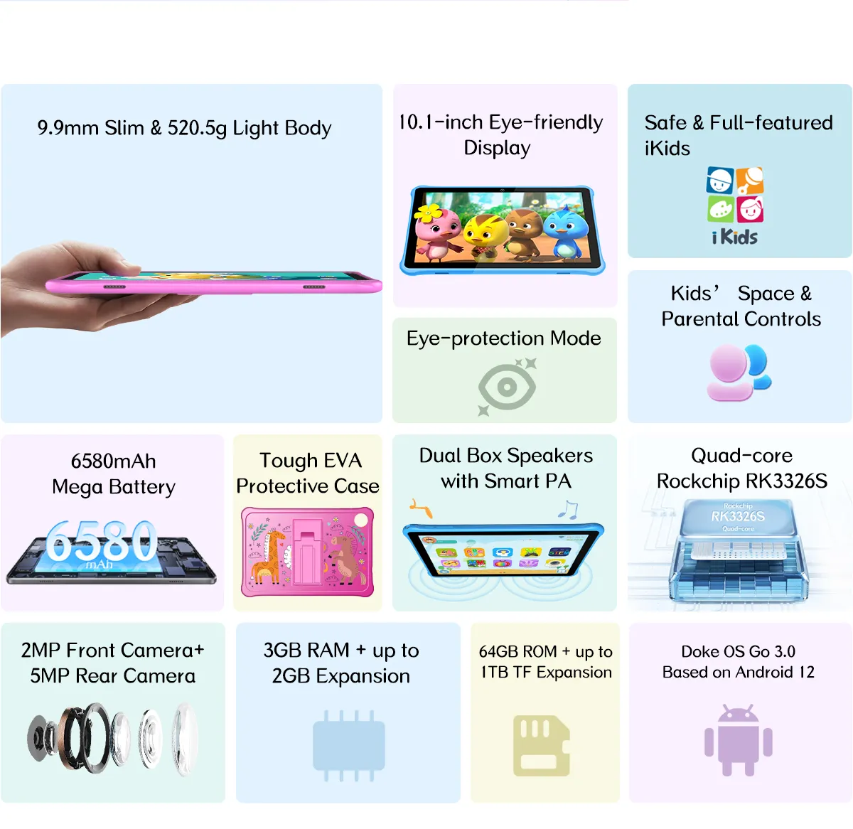 Blackview Tab A7 Kids Tablets Study Tablet PC