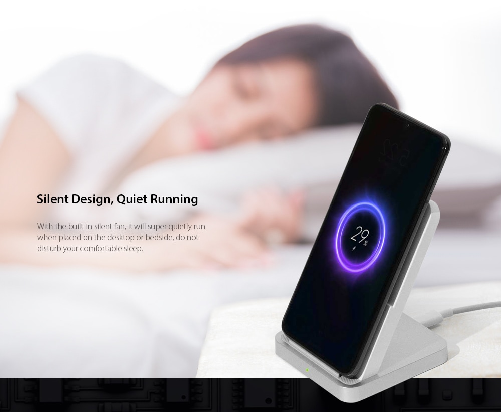 Xiaomi Vertical Mute Air-cooled Wireless Charger Wholesale - By Rucas