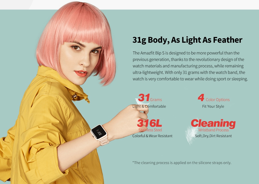 Corpo leve do smartwatch Amazfit BIP S Amazfit Bip S Smart Watch Wholesale