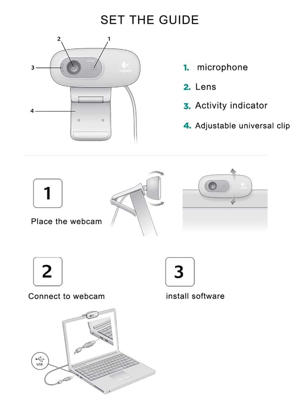 Logitech C270 HD Webcam