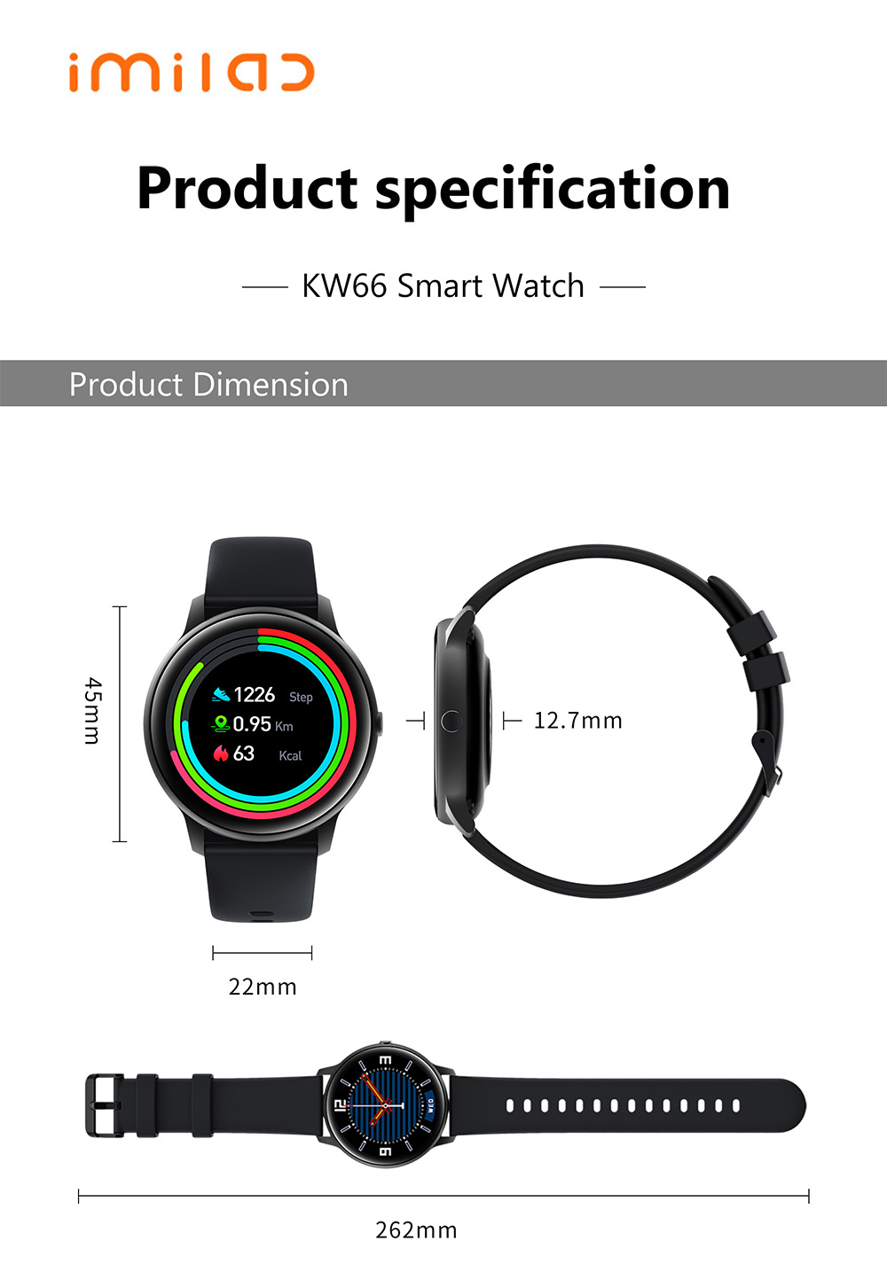 IMILAB KW66 Smart Watch Wholesale