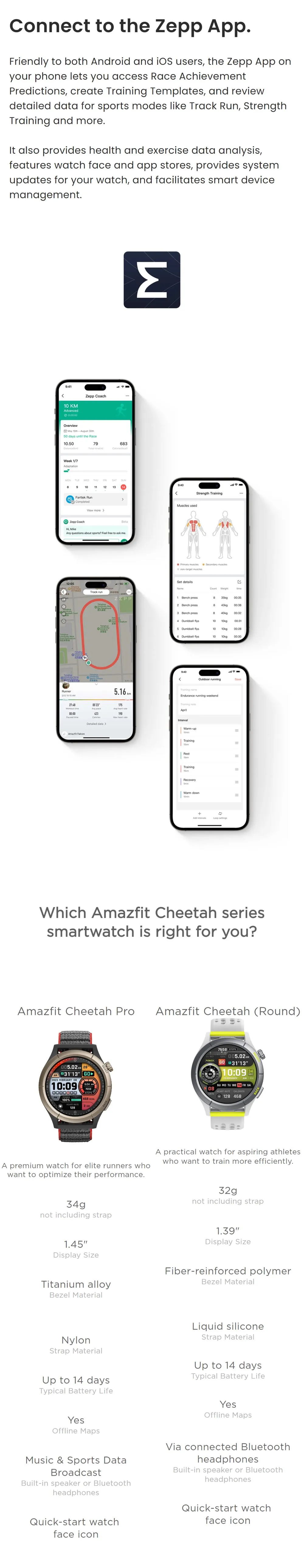 Amazfit Cheetah (Round) Smart watch