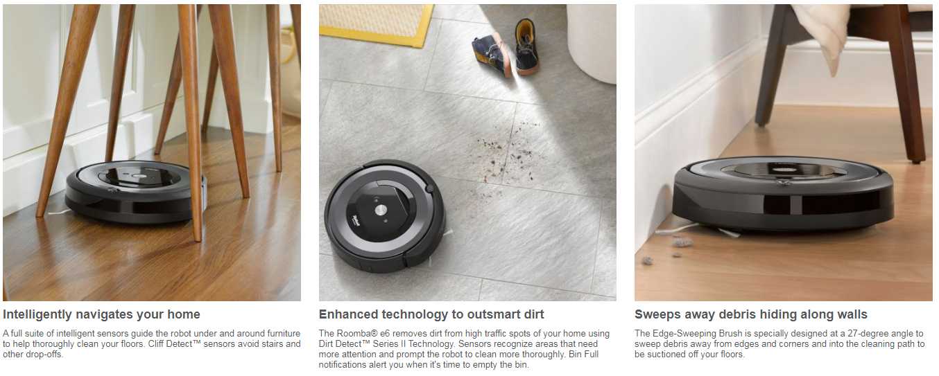 Rucas iRobot Roomba e6 Sweeping robot