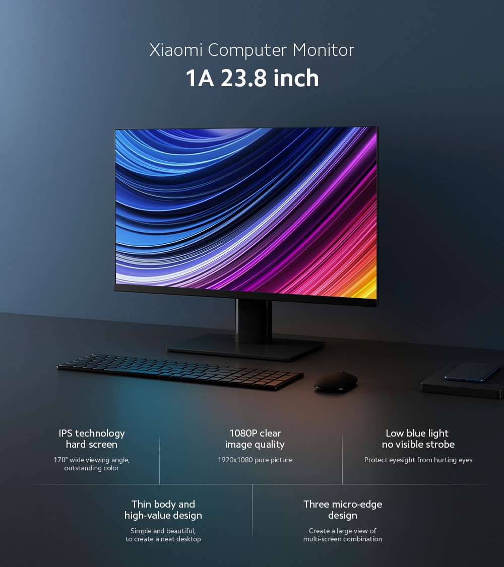 Xiaomi 23.8inch Monitor 1A EU Plug