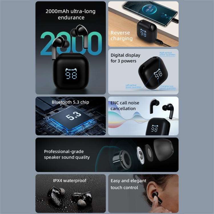 Mibro Earbuds 3 Pro IPX4防水TWS蓝牙降噪耳机 - 2