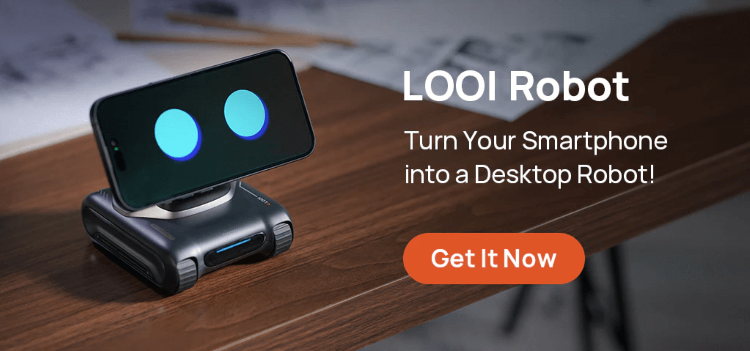 LOOI Robot Turn Your Smartphone into a Desktop Robot