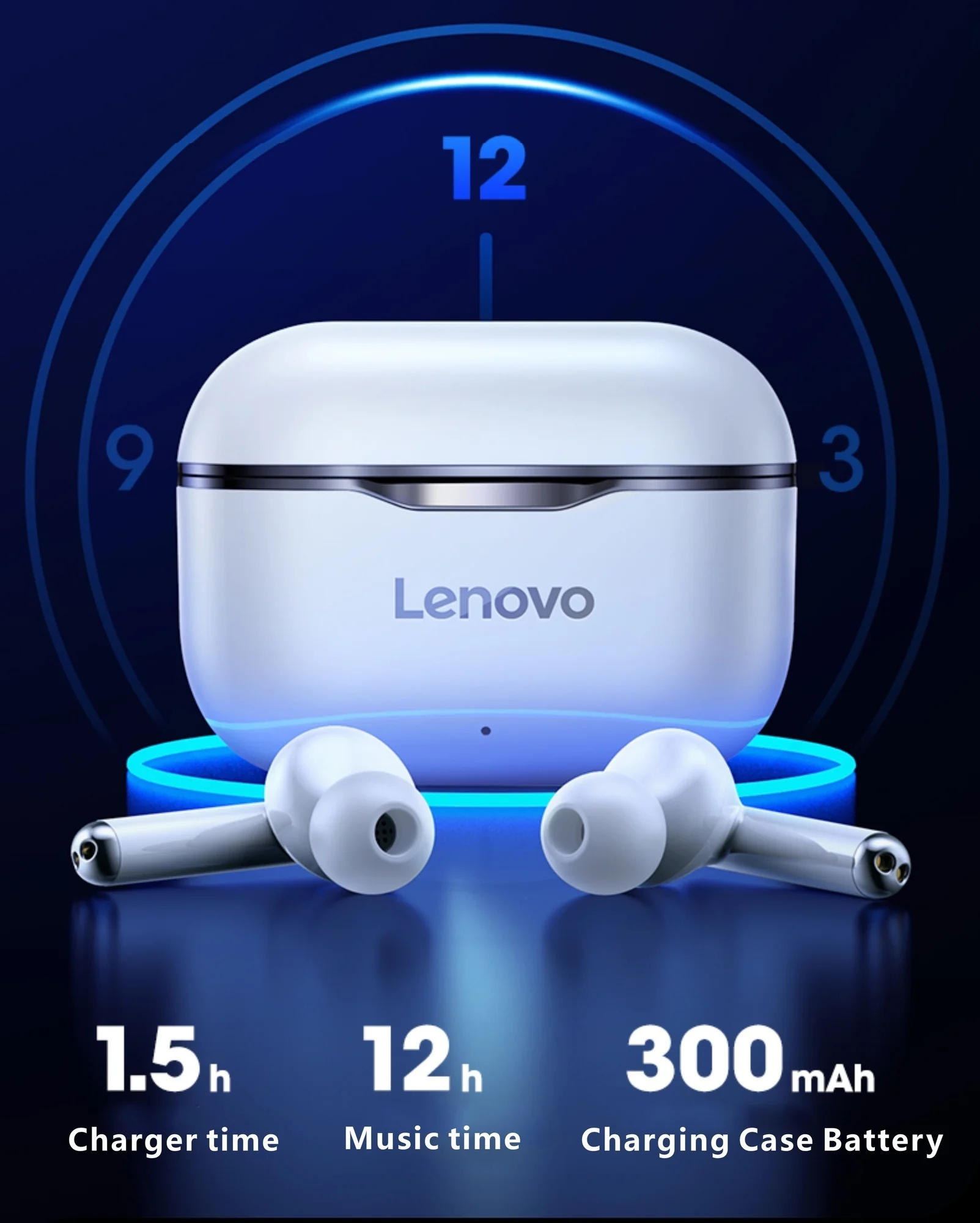 Lenovo LP1 Wireless Bluetooth Earphone