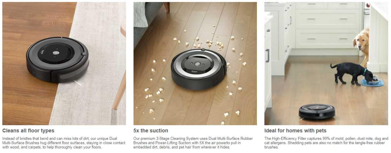 Rucas iRobot Roomba e6 Sweeping robot