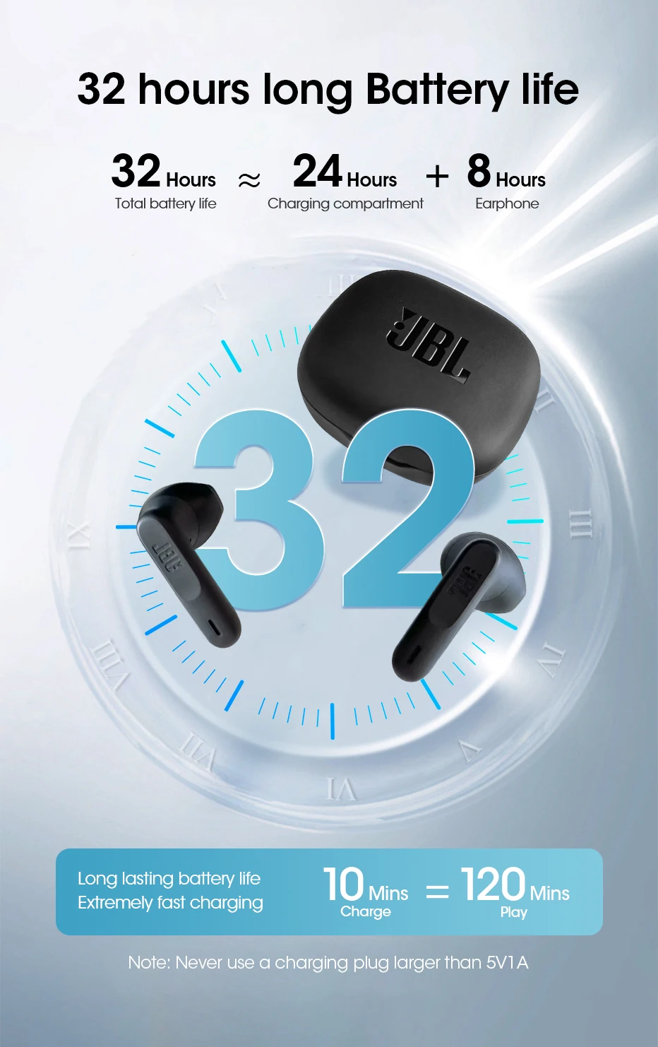 JBL Wave Flex True Wireless Bluetooth Earphone