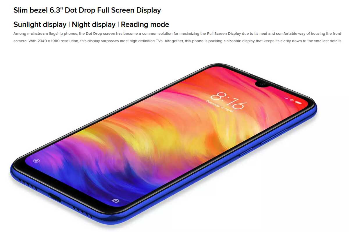 Xiaomi Redmi Note 7 Global Version 6.3 inch 4GB RAM 128GB ROM Snapdragon 660 Octa core 4G Smartphone Xiaomi Redmi Note 7
