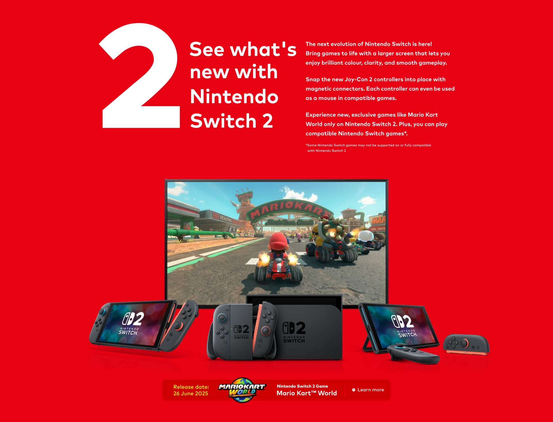 Nintendo Switch 2 Game Console