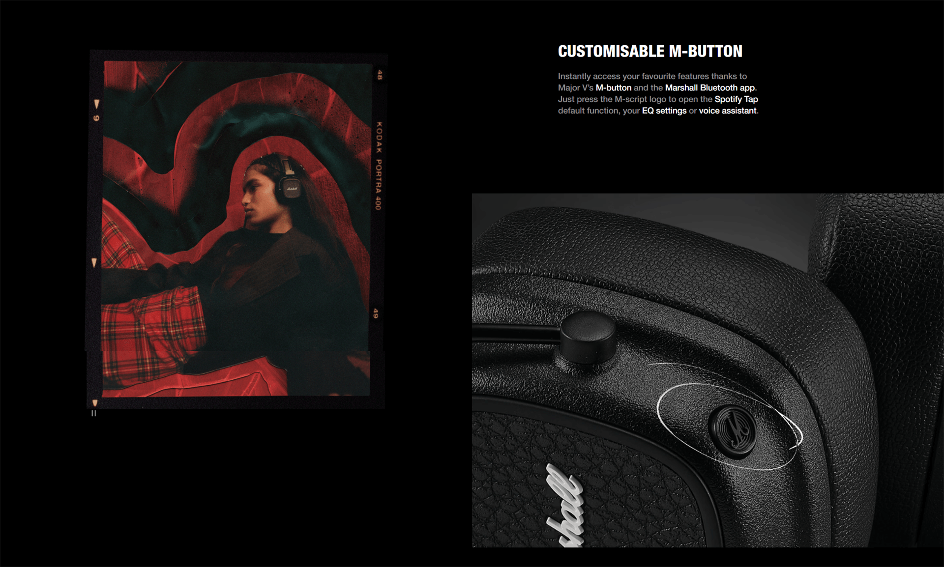 سماعات بلوتوث مارشال ميجور في 5 روكاس Marshall Major V Bluetooth Headphones