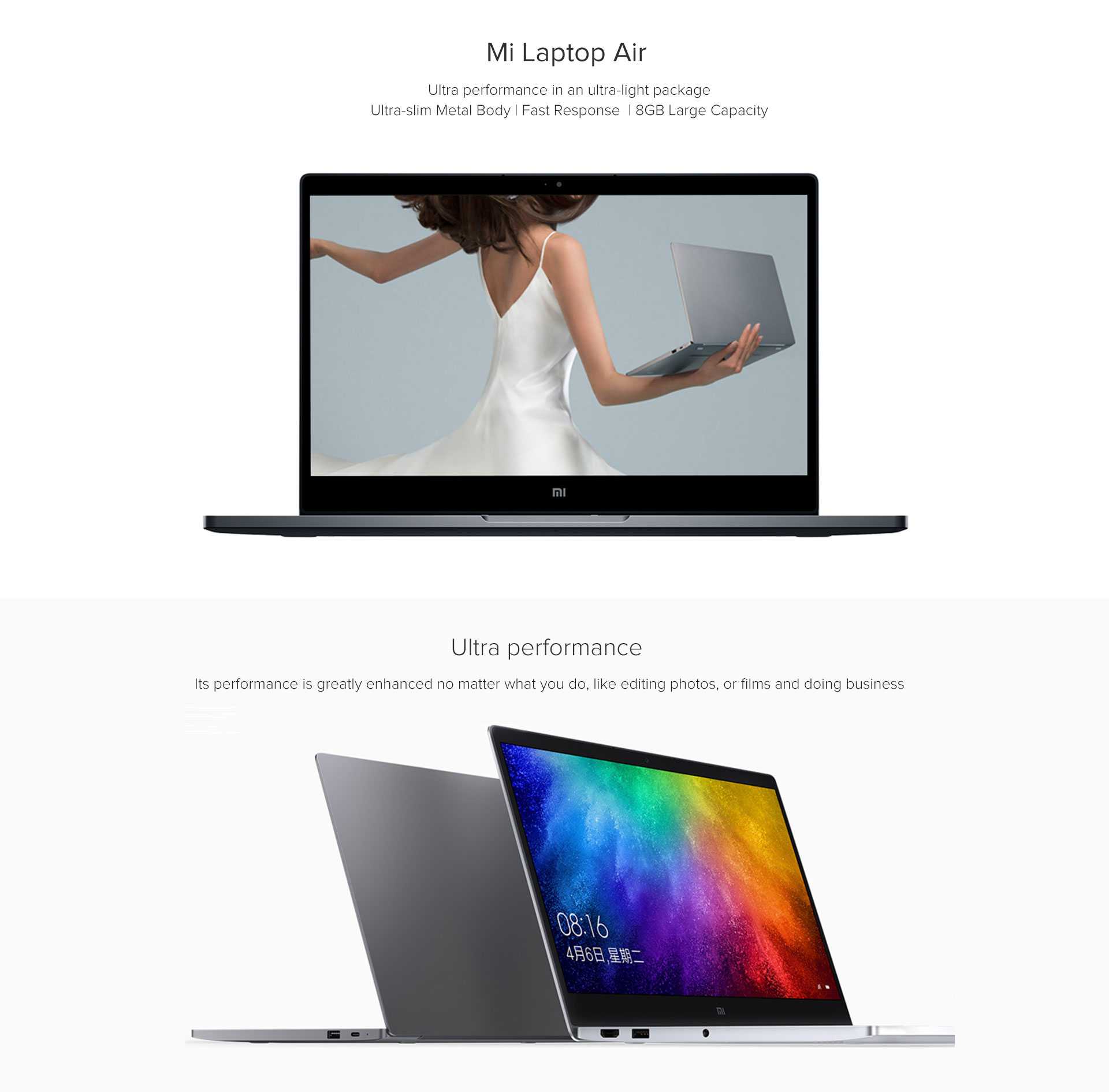 Xiaomi Mi Laptop Air Notebook