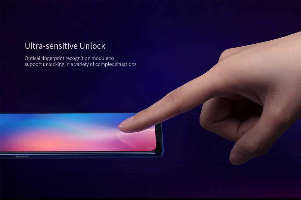 Xiaomi Mi 9 4G Phablet 6,39 polegadas MIUI 10 Snapdragon 855 Octa Core 2,84 GHz + 2,42 GHz + 1,80 GHz 8 GB RAM 256 GB ROM 48,0 MP + 12,0 MP + 16,0 MP Câmera traseira 3300mAh Bateria - Azul Xiaomi Mi 9 4G Phablet 6.39 inch MIUI 10 Snapdragon 855 Octa Core 2.84GHz + 2.42GHz + 1.80GHz 8GB RAM 256GB ROM 48.0MP + 12.0MP + 16.0MP Rear Camera 3300mAh Battery- Blue